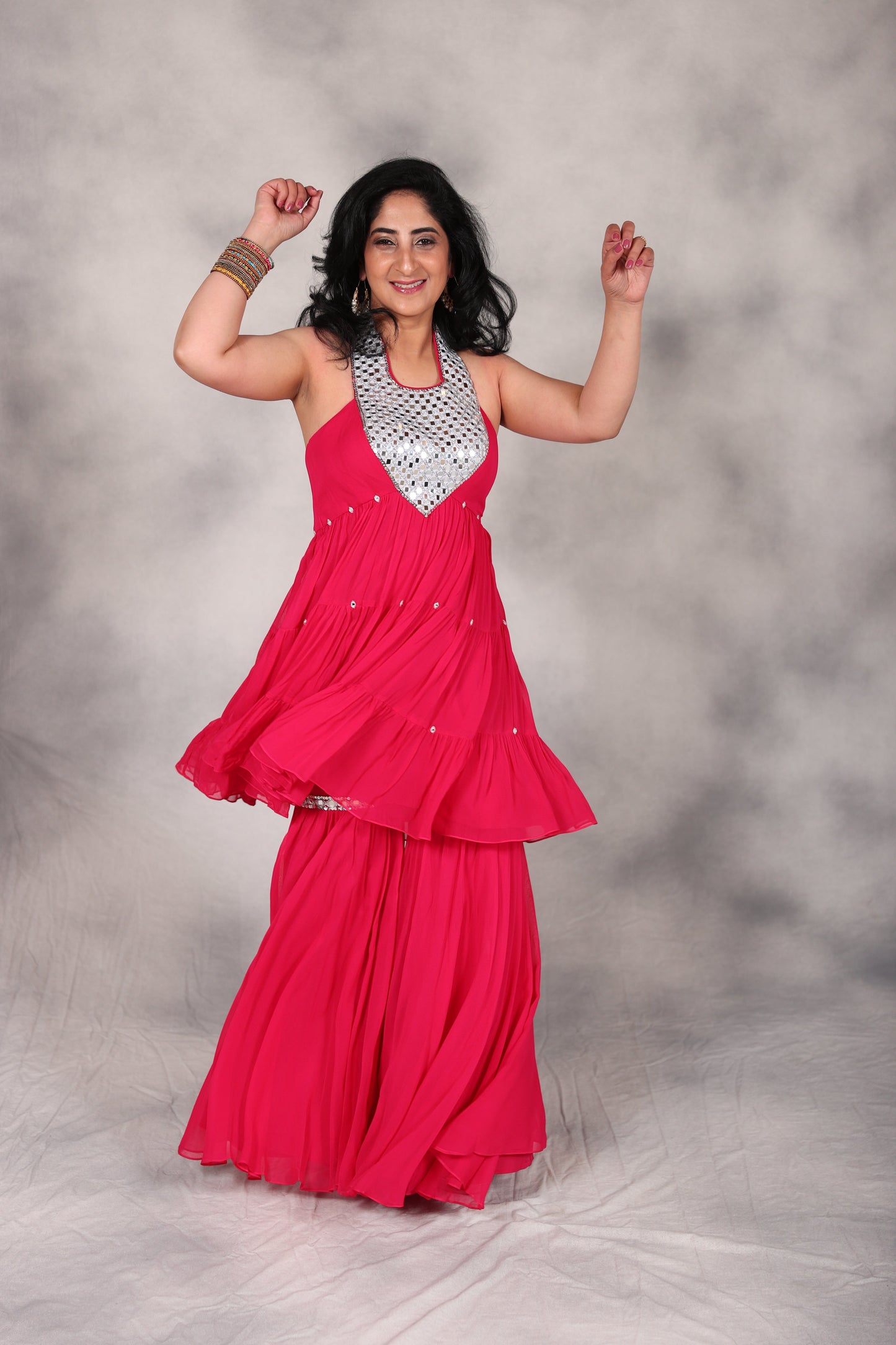 Flirty Pink sharara